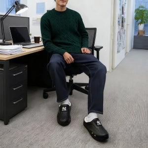 MLB 캠핑 NY 양키스 제너럴 방한 털슬리퍼