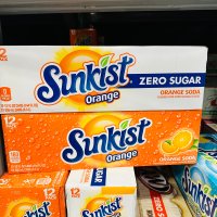 미국 썬키스트(sunkist) 오렌지 소다 탄산 음료 355ml 12캔