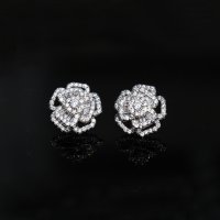 [쏘네] 그랜드 까멜리아 귀걸이, Grand Camelia Earrings