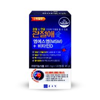 무릎연골 관절에 좋은 영양제 엠에스엠 비타민D 종근당 관절애 MSM 120정