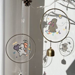 계묘년 선물 오브제 행운기원 새해선물 토끼도어벨 토끼썬캐쳐 토끼띠 출산선물