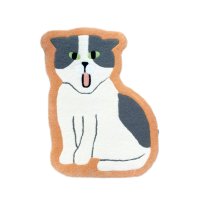 [UHZIL어질] Yawning Cat Rug 하품하는 고양이 러그 터프팅 러그