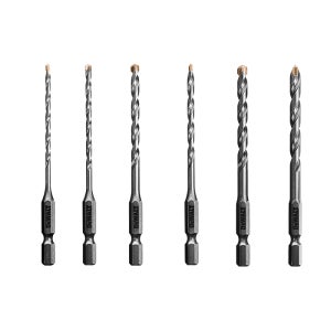 디월트 임팩용 콘크리트 비트 육각 3mm-6.5mm 콘기리