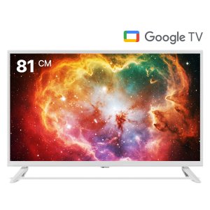 TNM 32인치 HD 스마트TV 구글 안드로이드 81cm 화이트(택배)