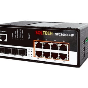 솔텍 SFC8000GHP 2.5Gbps S-RING 산업용 POE 이더넷 스위치