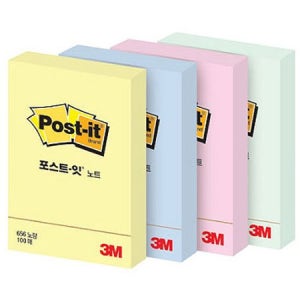 3M 포스트잇 점착메모지 656 51x76