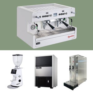 [CIME] 씨메 05 시그니처 2그룹 커피머신+보급형 카페창업 패키지 [A Pack]