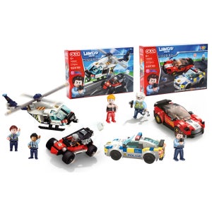 구디 리빙시티 112추격전 2종 세트 블럭놀이 자동차 장난감 호환블록