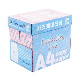 치즈케이크샵 A4 프리미엄 복사용지 2500매 80g