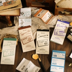 MEMORIES 티켓 시리즈 빈티지 메모지 패드