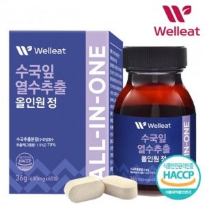 수국잎 열수 추출물 정 60정