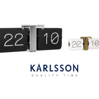 Karlsson 칼슨 Flip clock No Case 플립 시계 블랙 화이트