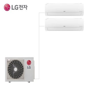아파트 2in1 벽걸이 에어컨 1등급 18.7㎡ 2대