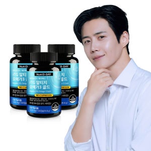 뉴트리디데이 메가렉스 rTG 알티지 오메가3 골드 x 3개 (총9개월분) + 쇼핑백,비타민D