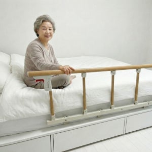 안전가드 3칸 침대 낙상방지 노약자 환자 보호 접이식 안전바