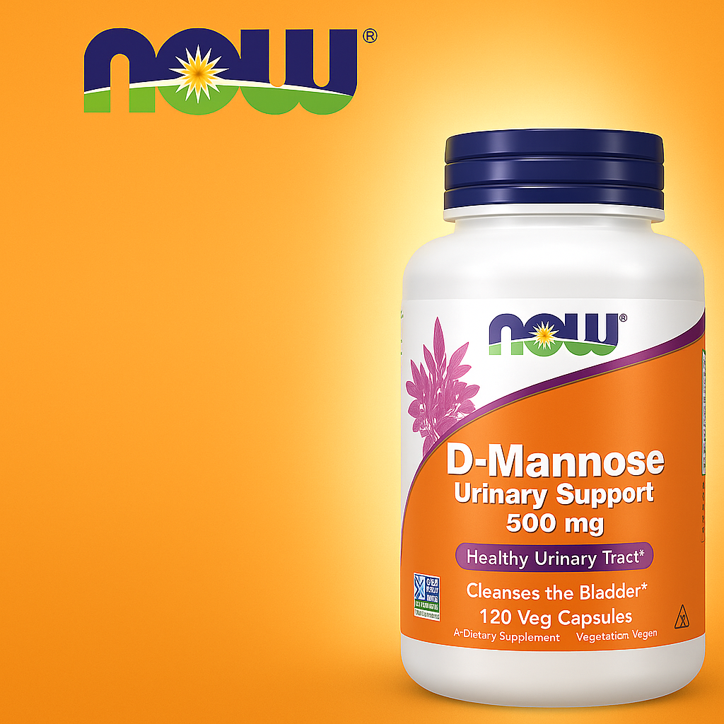 나우푸드 디마노스 디<b>만노스</b> 500mg Mannose 120캡슐
