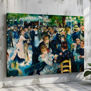 피에르 오귀스트 르누아르 명화 물랭 드 라 갈래트의 무도회 18호 70x50cm 캔버스액자