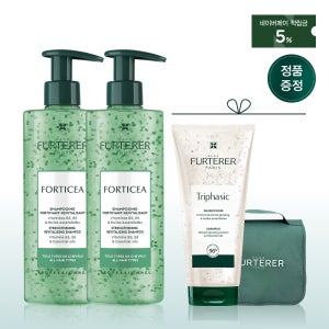 르네휘테르 포티샤 슈퍼 볼륨 샴푸 500ml 듀오(+트리파직샴푸200ml&여행용파우치 증정)