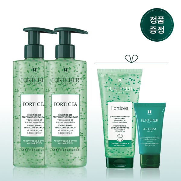 르네휘테르 포티샤 슈퍼 볼륨 샴푸 500ml 듀오