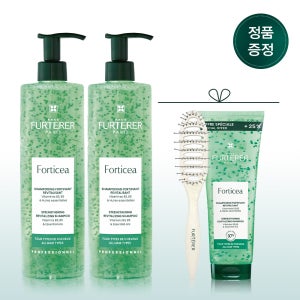 [르네휘테르]포티샤 슈퍼볼륨 샴푸 600ml 듀오(+볼륨브러쉬&포티샤샴푸250ml증정)