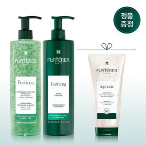 [르네휘테르][이세영PICK] 포티샤 슈퍼볼륨 샴푸&마스크 600ml 듀오(+트리파직샴푸200ml증정)