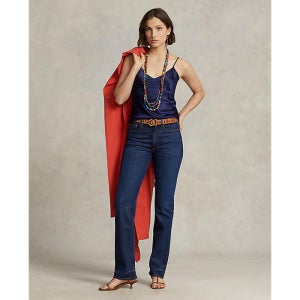 폴로 랄프 로렌 여성 하이 라이즈 스트레이트핏 진(WMPODNMNA020025400)