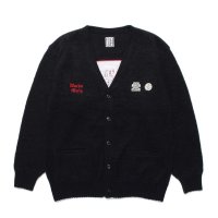 WACKO MARIA 와코마리아 BlackEyePatch MOHAIR CARDIGAN