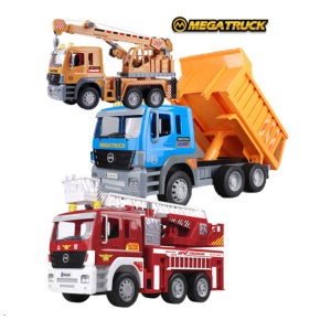 빅사이즈 중장비 메가 덤프트럭 사다리소방차 크레인 트럭