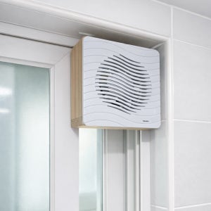 [토마고] 창문형 환풍기 무타공 이동식 원목 캠핑용 초절전 저소음 창틀형 환풍기 대 중 소