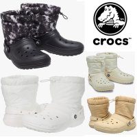 CROCS 크록스 패딩부츠 방한부츠 클래식 라인드 네오 퍼프 방한화 클로그