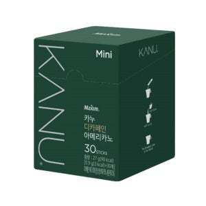 카누 미니 디카페인 아메리카노 30T 27g
