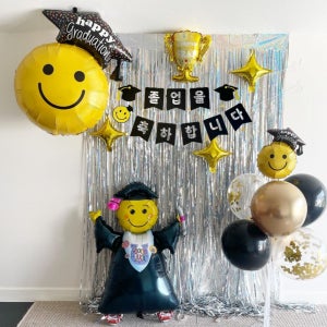 졸업식 풍선세트 졸업 풍선 포토존 빅스마일