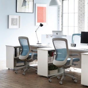 오피스 책상 코아스 1600 L형 데스크 DBD1602R/L