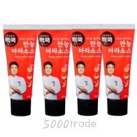 백종원 빽쿡 만능 마라소스 마라탕 마라훠궈 소스 120g x 4개