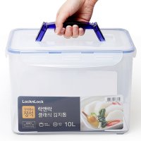 장아찌 대파 상추 야채 김치 반찬 보관 투명 물빠짐 통 2개