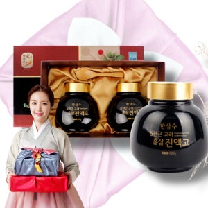홍삼원기 홍삼정 6년근 에이스 진액고 500g x 2개입 (고급보자기포함)