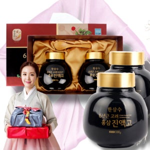 홍삼원기 홍삼정 6년근 에이스 진액고 500g x 4개입 (고급보자기포함)