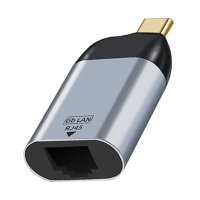 플매트 카펫 매트 러그 앤 플레이 알루미늄 합금 그레이 USB C-이더넷 어댑터 네트워크 허브 휴대용 1 기가비트 타입-c 썬더볼트 3 용 액세서리