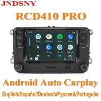 RCD410 프로 안드로이드 오토 카플레이, 뉴 노네임 RCD330 MIB 라디오, 폭스바겐 골프 5 6 제타 MK5 MK6 CC 티구안 파사트 B6 B7 폴로용