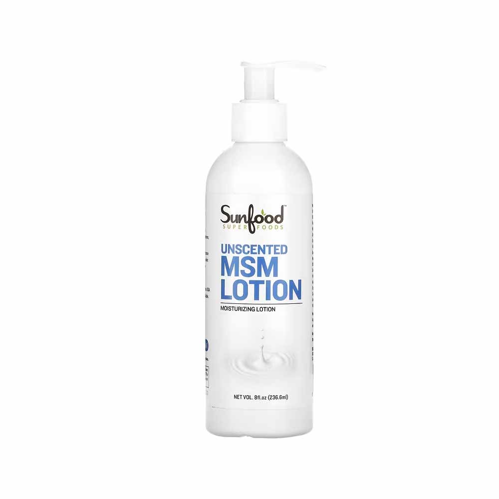 Sunfood <b>선푸드 MSM</b> 로션 무향 보습 크림 236.6ml (8fl oz)