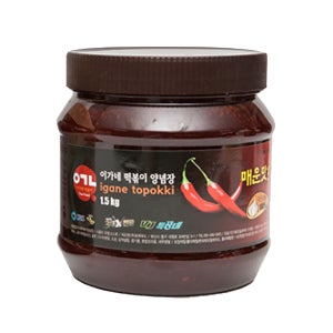 백종원 3대천왕 이가네 떡볶이양념장 매운맛소스 1.5KG