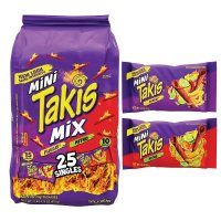 takis 타키스 미니 푸에고 앤 니트로 롤드 또띠아 칩스 875g