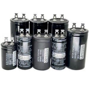 110VAC 국산 콘덴서 커패시터 전동기 모터스타팅 기동 펌프 콤프레샤 캔타입 Motor Starting