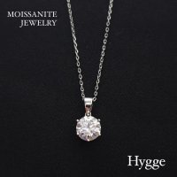 [HYGGE] 모이사나이트 목걸이 (2캐럿), 인공다이아 목걸이, 인조다이아 목걸이