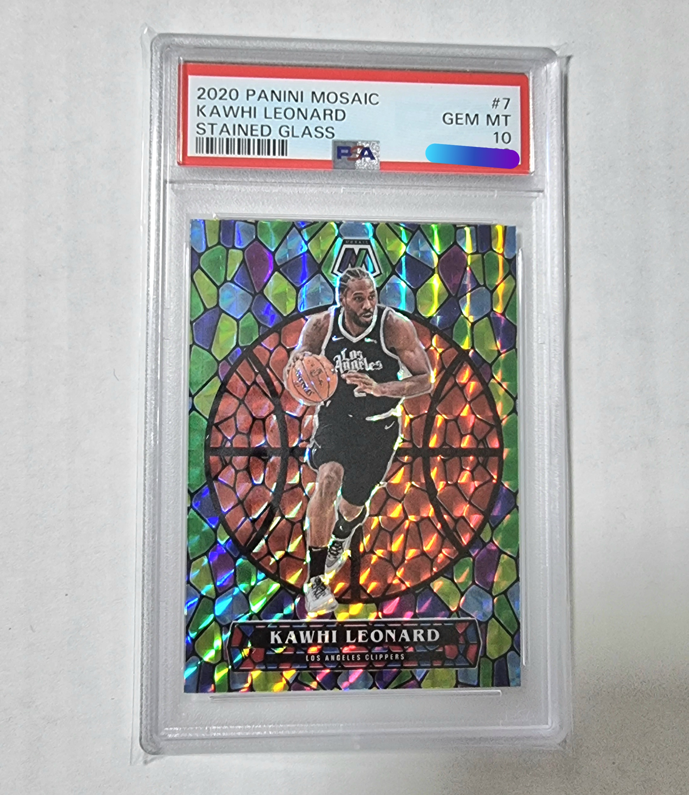 [카와이 레너드 등급카드 PSA10] 2020-21 Mosaic Stained Glass GEM MINT NBA카드