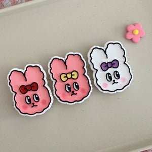 뽀글 토끼 곰돌이 강아지 차량용 석고방향제 차량용방향제 계묘년 선물 무향