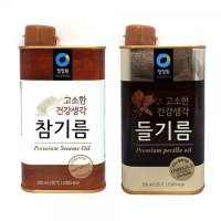 청정원 고소한 들기름 참기름 350ml