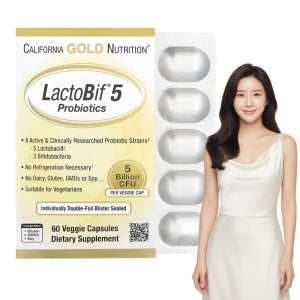 CGN 켈리포니아 골드 뉴트리션 락토비프 프로바이오틱 베지캡슐 50억 60캡슐 CFU / California Gold Nutrition, LactoBif