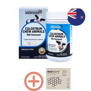 Morever Colostrum Chew Animals 120정 모에버 콜로스트럼