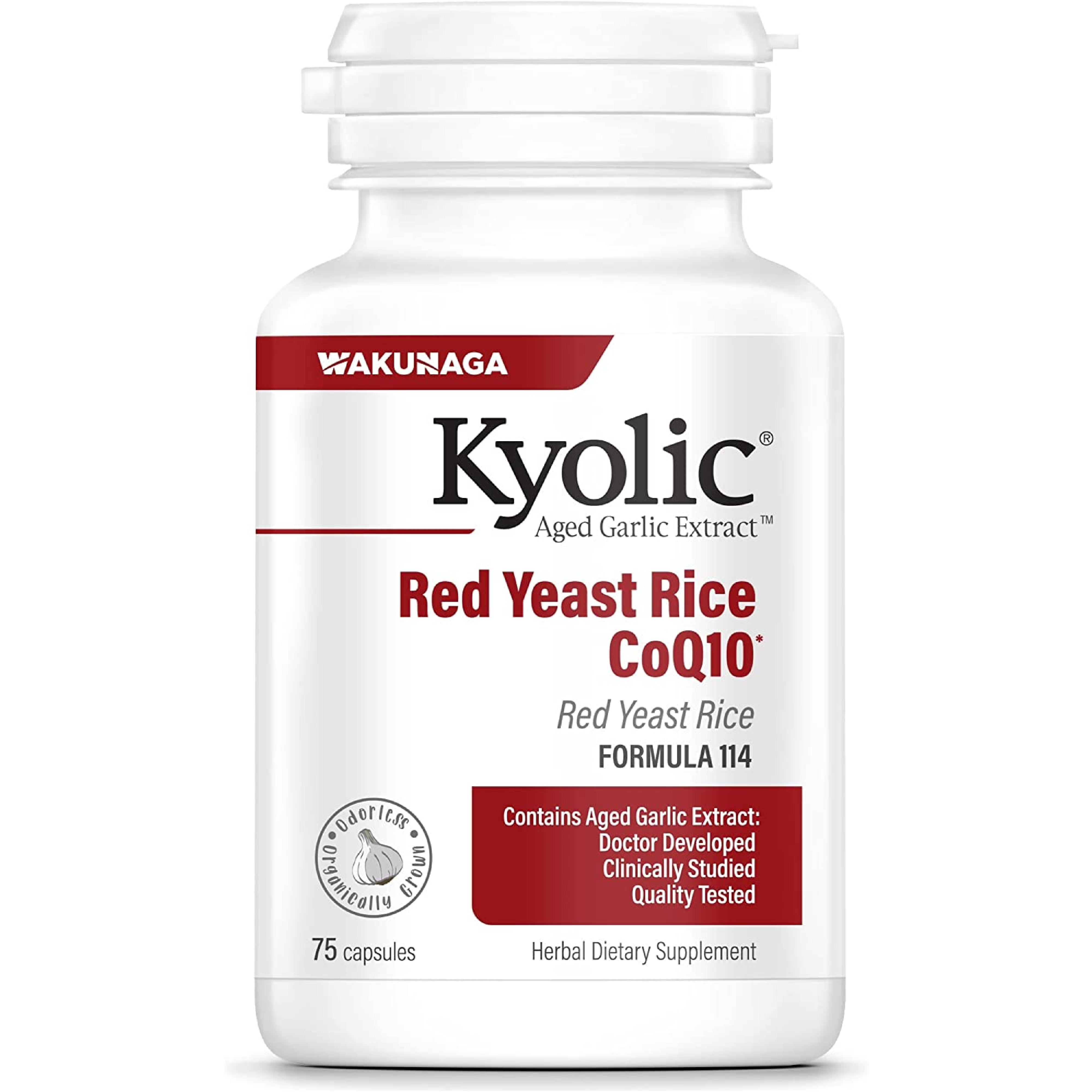 쿄릭 숙성마늘 <b>홍국</b> Red Yeast Rice 코큐텐 CoQ10 포뮬러 75정 ﻿Formula 114